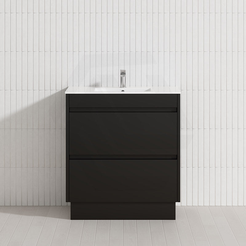 2-Drawer 600/750/900/1200mm Freestanding Bathroom Vanity Kickboard Single Multi-Colour Cabinet Only