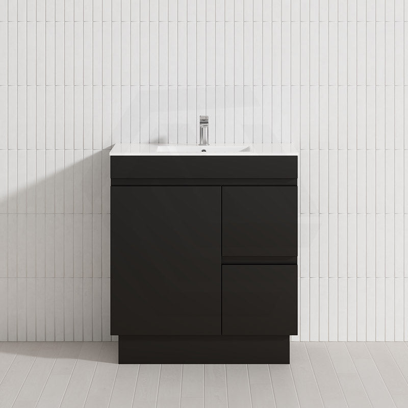 750mm Freestanding Bathroom Vanity with Legs/Kickboard 2-Drawer 1-Door Multi-Colour Cabinet Only