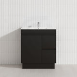 750mm Freestanding Bathroom Vanity with Legs/Kickboard 2-Drawer 1-Door Multi-Colour Cabinet Only
