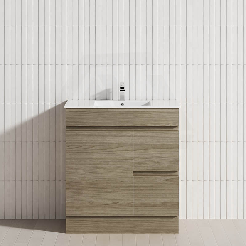 750mm Freestanding Bathroom Vanity with Legs/Kickboard 2-Drawer 1-Door Multi-Colour Cabinet Only