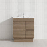 750mm Freestanding Bathroom Vanity with Legs/Kickboard 2-Drawer 1-Door Multi-Colour Cabinet Only