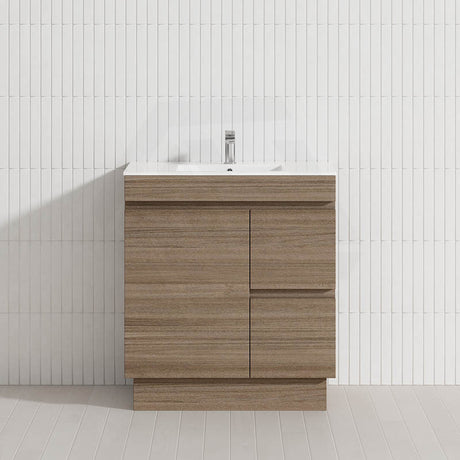 750mm Freestanding Bathroom Vanity with Legs/Kickboard 2-Drawer 1-Door Multi-Colour Cabinet Only
