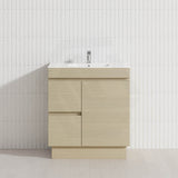 750mm Freestanding Bathroom Vanity with Legs/Kickboard 2-Drawer 1-Door Multi-Colour Cabinet Only