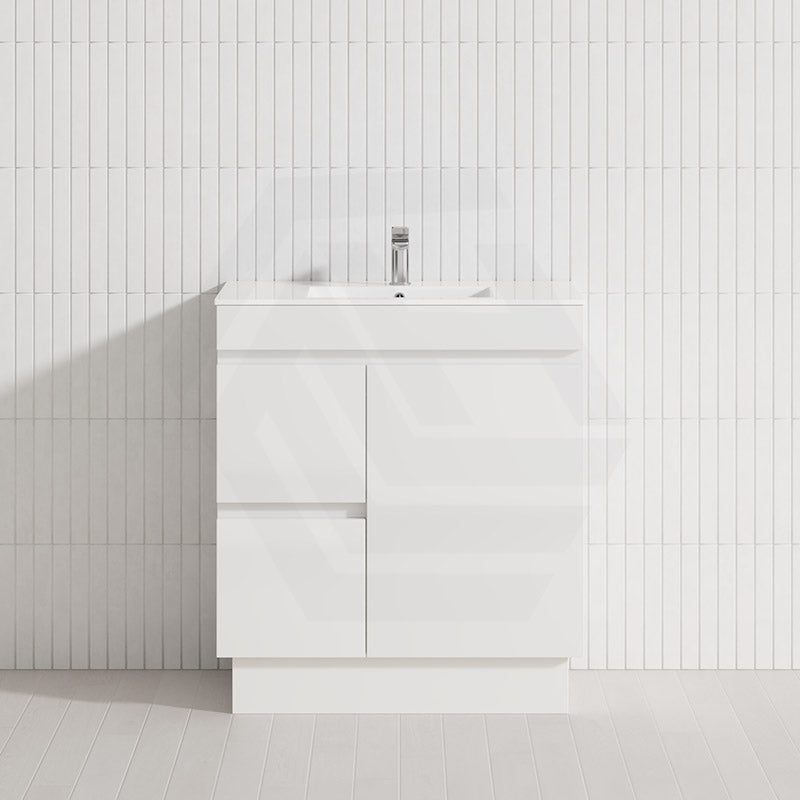 750mm Freestanding Bathroom Vanity with Legs/Kickboard 2-Drawer 1-Door Multi-Colour Cabinet Only