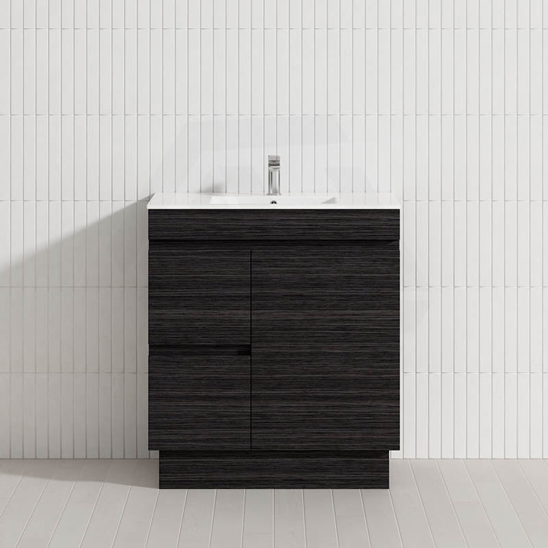 750mm Freestanding Bathroom Vanity with Legs/Kickboard 2-Drawer 1-Door Multi-Colour Cabinet Only