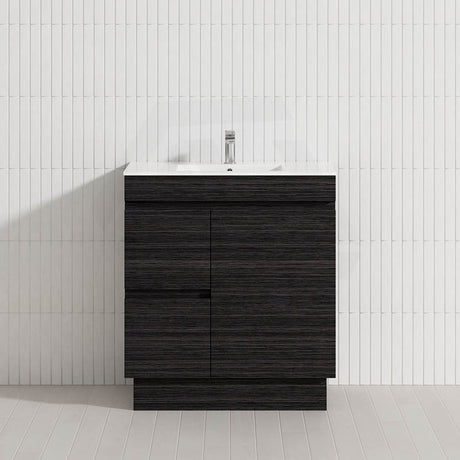 750mm Freestanding Bathroom Vanity with Legs/Kickboard 2-Drawer 1-Door Multi-Colour Cabinet Only