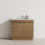 2-Door 600/750/900mm Freestanding Bathroom Vanity with Kickboard 600/750/900mm Multi-Colour Cabinet Only