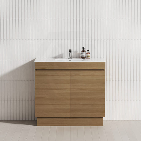2-Door 600/750/900mm Freestanding Bathroom Vanity with Kickboard 600/750/900mm Multi-Colour Cabinet Only
