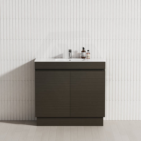2-Door 600/750/900mm Freestanding Bathroom Vanity with Kickboard 600/750/900mm Multi-Colour Cabinet Only