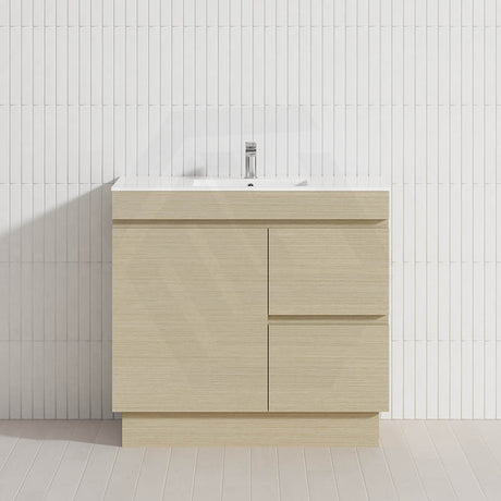 900mm Freestanding Bathroom Vanity with Legs/Kickboard 2-Drawer 1-Door Multi-Colour Cabinet Only