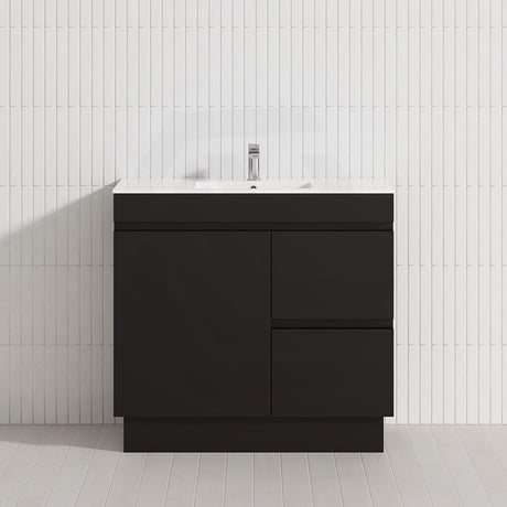900mm Freestanding Bathroom Vanity with Legs/Kickboard 2-Drawer 1-Door Multi-Colour Cabinet Only