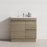 900mm Freestanding Bathroom Vanity with Legs/Kickboard 2-Drawer 1-Door Multi-Colour Cabinet Only