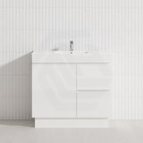 900mm Freestanding Bathroom Vanity with Legs/Kickboard 2-Drawer 1-Door Multi-Colour Cabinet Only