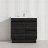 900mm Freestanding Bathroom Vanity with Legs/Kickboard 2-Drawer 1-Door Multi-Colour Cabinet Only