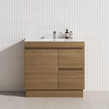 900mm Freestanding Bathroom Vanity with Legs/Kickboard 2-Drawer 1-Door Multi-Colour Cabinet Only