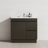 900mm Freestanding Bathroom Vanity with Legs/Kickboard 2-Drawer 1-Door Multi-Colour Cabinet Only