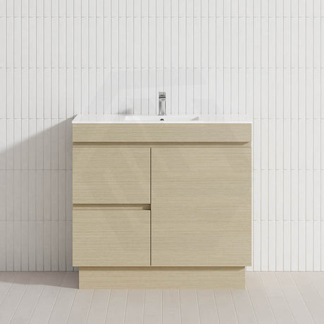 900mm Freestanding Bathroom Vanity with Legs/Kickboard 2-Drawer 1-Door Multi-Colour Cabinet Only