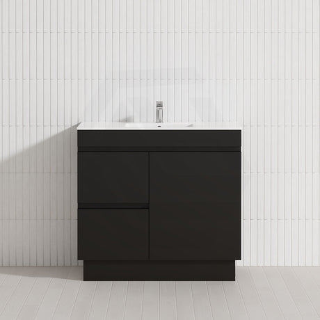 900mm Freestanding Bathroom Vanity with Legs/Kickboard 2-Drawer 1-Door Multi-Colour Cabinet Only