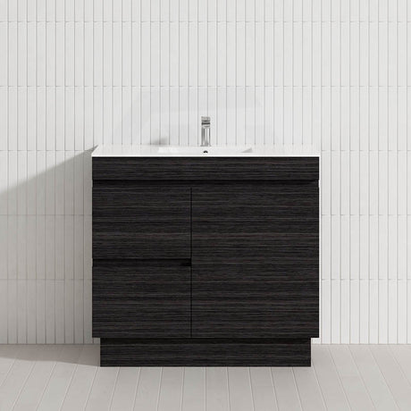 900mm Freestanding Bathroom Vanity with Legs/Kickboard 2-Drawer 1-Door Multi-Colour Cabinet Only