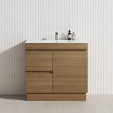900mm Freestanding Bathroom Vanity with Legs/Kickboard 2-Drawer 1-Door Multi-Colour Cabinet Only