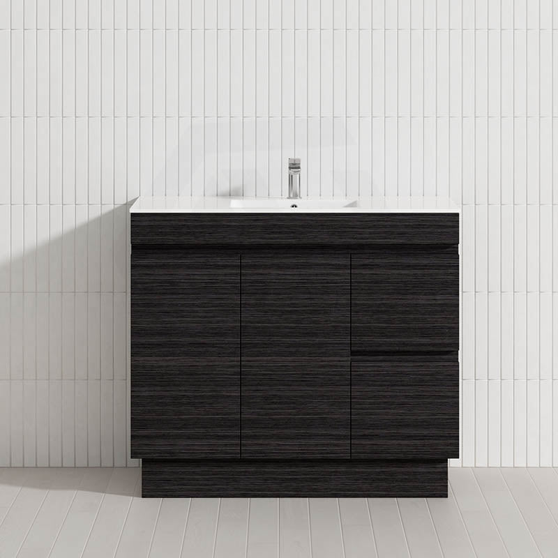 2-Drawer 2-Door 900mm Bathroom Freestanding Vanity Multi-Colour Cabinet Only