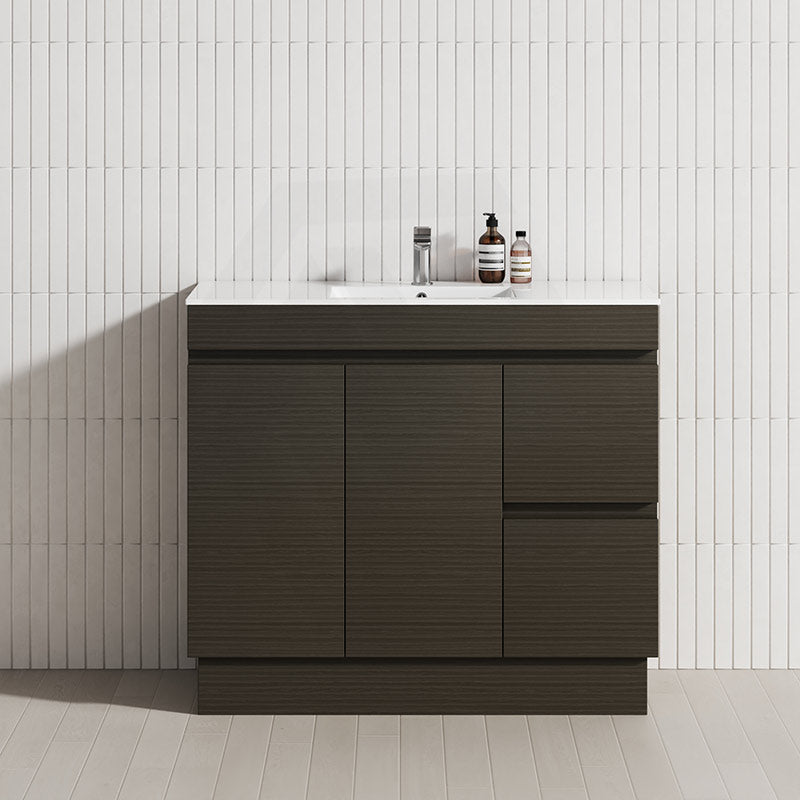 2-Drawer 2-Door 900mm Bathroom Freestanding Vanity Multi-Colour Cabinet Only