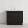 2-Drawer 2-Door 900/1200mm Freestanding Bathroom Vanity Kickboard Single Multi-Colour Cabinet Only
