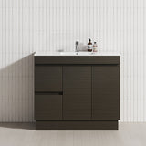 2-Drawer 2-Door 900mm Bathroom Freestanding Vanity Multi-Colour Cabinet Only