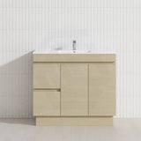 2-Drawer 2-Door Narrow 900mm Freestanding Bathroom Vanity Kickboard Multi-Colour Cabinet Only