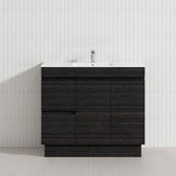 2-Drawer 2-Door Narrow 900mm Freestanding Bathroom Vanity Kickboard Multi-Colour Cabinet Only