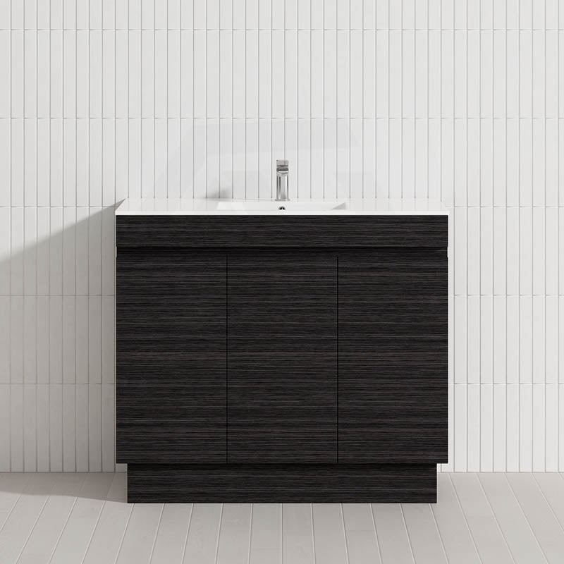 3-Door 900/1200mm Freestanding Bathroom Vanity with Kickboard 900/1200mm Single/Double Multi-Colour Cabinet Only