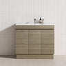 3-Door 900/1200mm Freestanding Bathroom Vanity with Kickboard 900/1200mm Single/Double Multi-Colour Cabinet Only