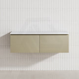 2-Drawer Flat 1200mm Bathroom Floating Wall Hung Vanity Cabinet Only Variant Colour Available