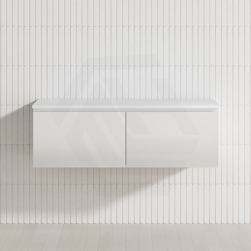 2-Drawer Flat 1200mm Bathroom Floating Wall Hung Vanity Cabinet Only Variant Colour Available