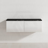 2-Drawer Flat 1200mm Bathroom Floating Wall Hung Vanity Cabinet Only Variant Colour Available