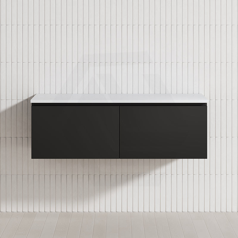 2-Drawer Flat 1200mm Bathroom Floating Wall Hung Vanity Cabinet Only Variant Colour Available