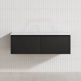 2-Drawer Flat 1200mm Bathroom Floating Wall Hung Vanity Cabinet Only Variant Colour Available