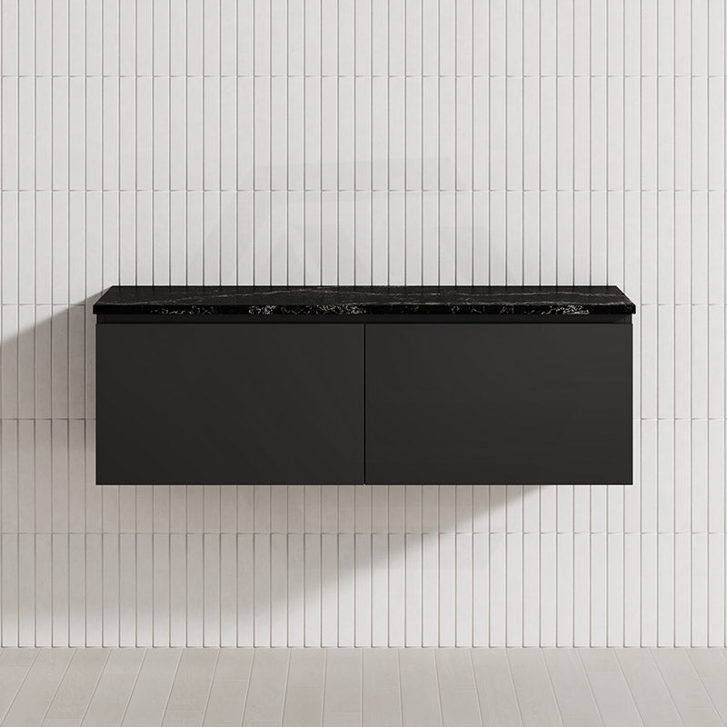 2-Drawer Flat 1200mm Bathroom Floating Wall Hung Vanity Cabinet Only Variant Colour Available