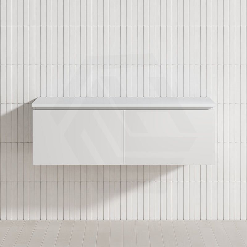 2-Drawer Flat 1200mm Bathroom Floating Wall Hung Vanity Cabinet Only Variant Colour Available