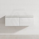 2-Drawer Flat 1200mm Bathroom Floating Wall Hung Vanity Cabinet Only Variant Colour Available