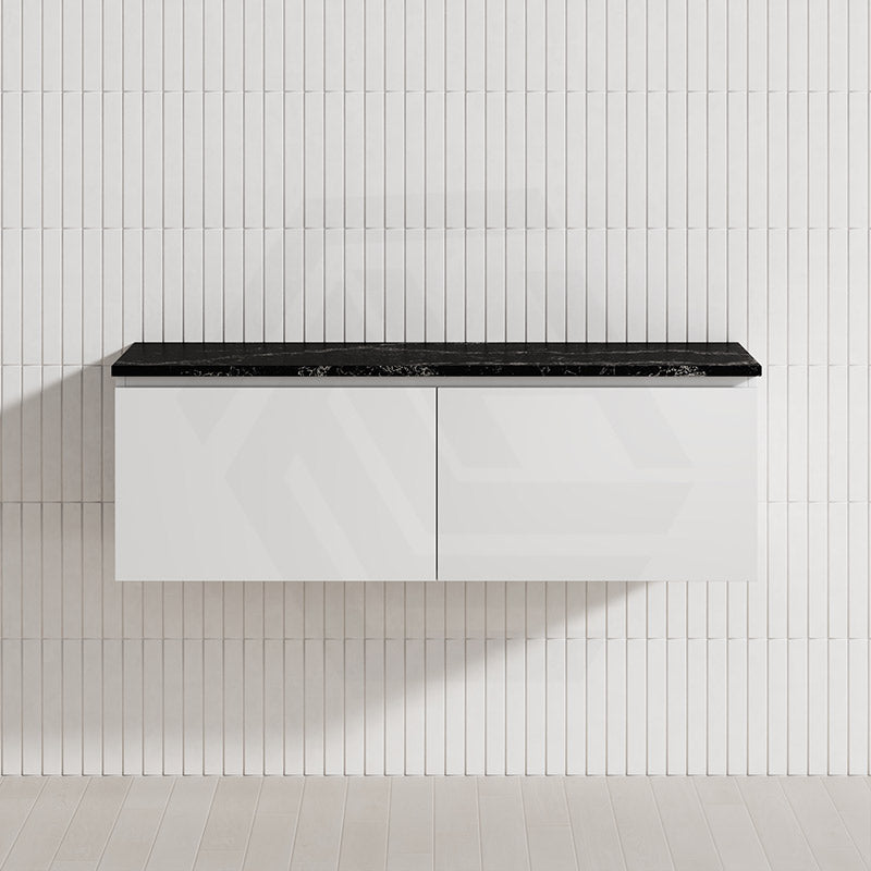 2-Drawer Flat 1200mm Bathroom Floating Wall Hung Vanity Cabinet Only Variant Colour Available
