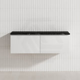 2-Drawer Flat 1200mm Bathroom Floating Wall Hung Vanity Cabinet Only Variant Colour Available