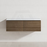 2-Drawer Flat 1200mm Bathroom Floating Wall Hung Vanity Cabinet Only Variant Colour Available