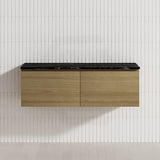 2-Drawer Flat 1200mm Bathroom Floating Wall Hung Vanity Cabinet Only Variant Colour Available