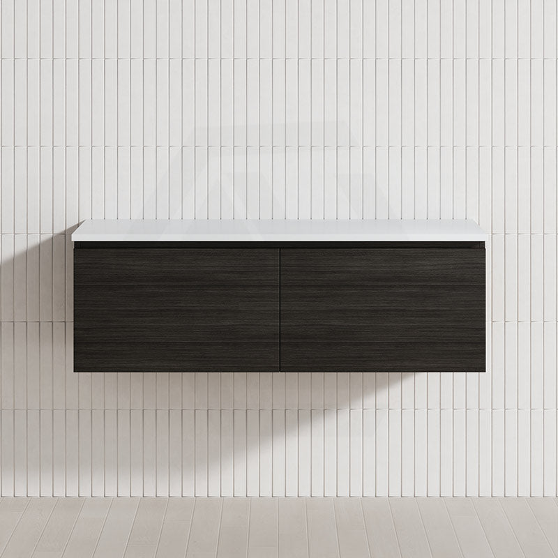 2-Drawer Flat 1200mm Bathroom Floating Wall Hung Vanity Cabinet Only Variant Colour Available