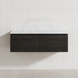 2-Drawer Flat 1200mm Bathroom Floating Wall Hung Vanity Cabinet Only Variant Colour Available