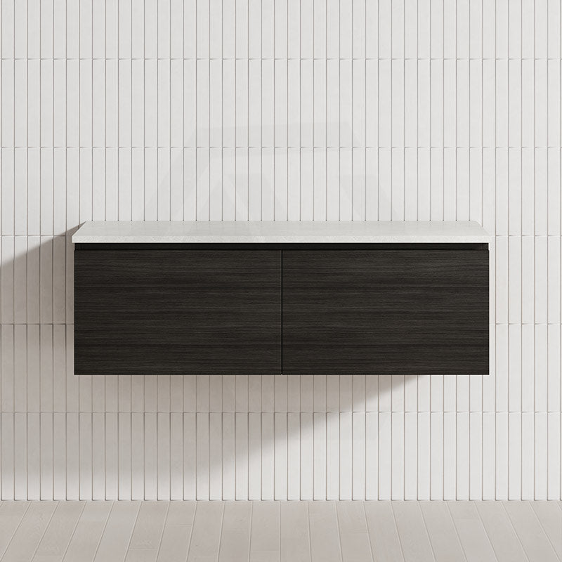 2-Drawer Flat 1200mm Bathroom Floating Wall Hung Vanity Cabinet Only Variant Colour Available