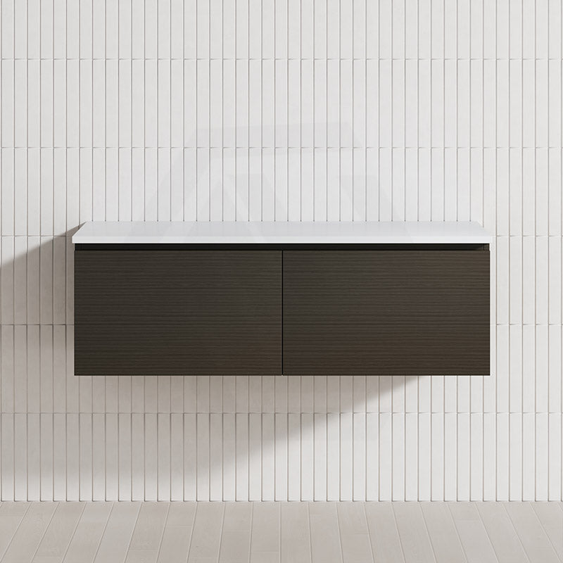 2-Drawer Flat 1200mm Bathroom Floating Wall Hung Vanity Cabinet Only Variant Colour Available