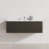 2-Drawer Flat 1200/1500/1800Mm Wall Hung Bathroom Floating Vanity Multi-Colour Cabinet Only Vanities