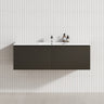 2-Drawer Flat 1200/1500/1800Mm Wall Hung Bathroom Floating Vanity Multi-Colour Cabinet Only Vanities